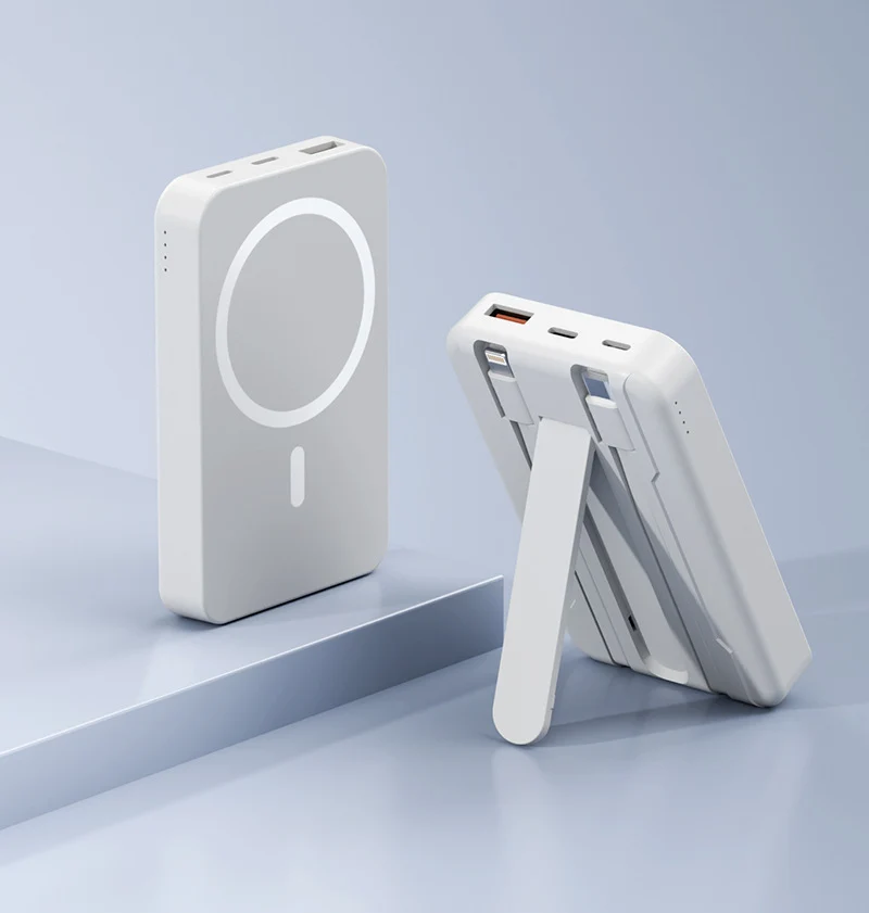 Magnetische tragbare Powerbank mit Standfunktion Skanto