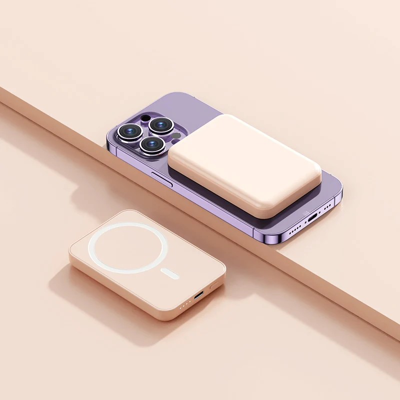 Magnetische Powerbank mit Qi-Technologie Skanto