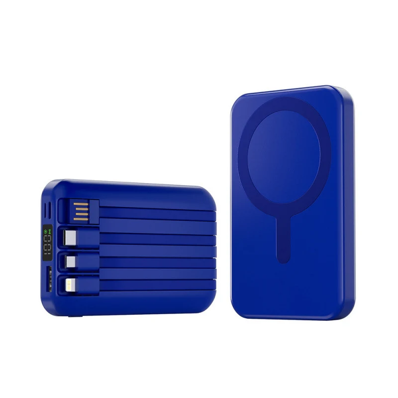 Tragbare Powerbank mit integriertem Kabellautsprecher und Schnellladung Skanto