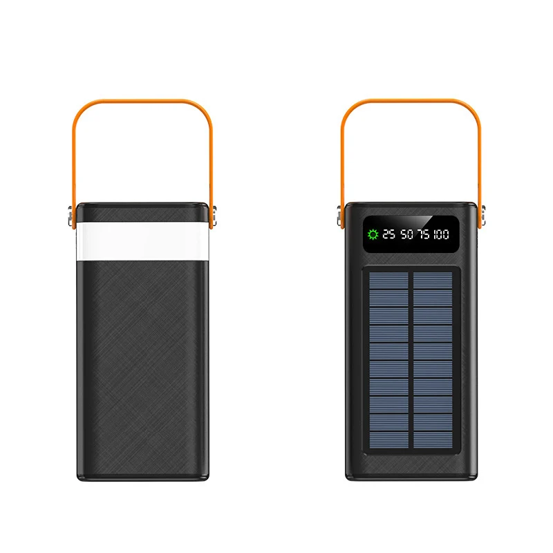 Tragbare Solar-Powerbank mit Multifunktionsladung und Digitalanzeige Skanto