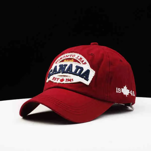 Bestickte Herren-Vintage-Baseballkappe Skanto