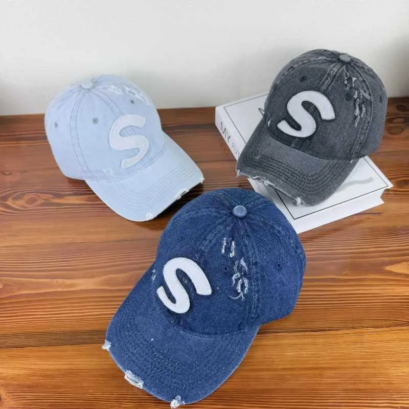Herren Baseballkappe mit Used-Grafik Skanto