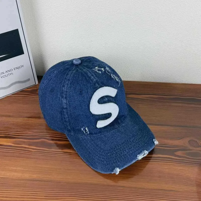 Herren Baseballkappe mit Used-Grafik Skanto