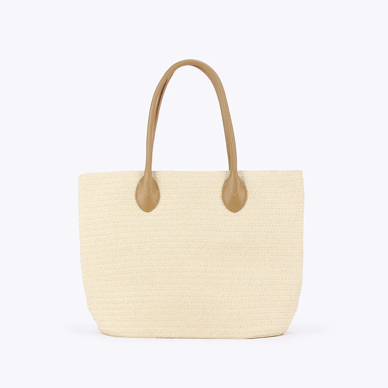 Alltagstaugliche Tragetasche mit Ledergriff Skanto