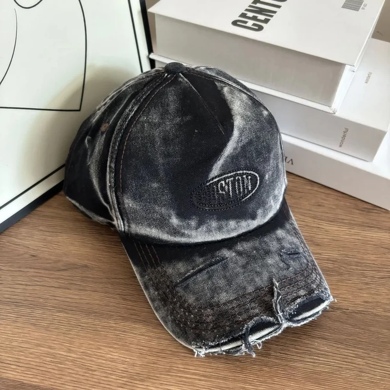 Herren Baseball Cap im Distressed Denim-Look Skanto
