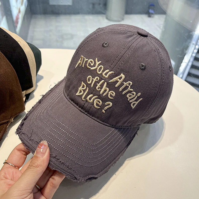 Damen-Cap im Vintage-Stil mit Stickerei Skanto
