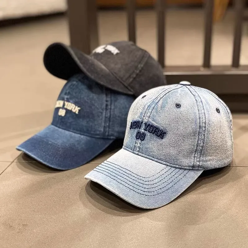 Damen Jeans-Baseballkappe im Vintage-Stil Skanto