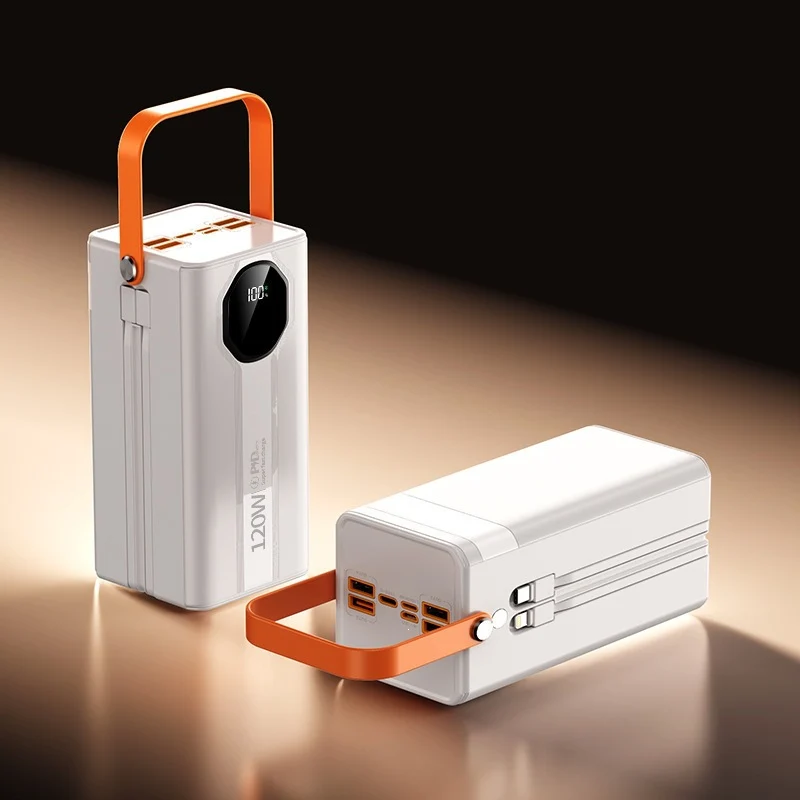 Tragbare Powerstation mit integriertem LED-Display und Griff Skanto
