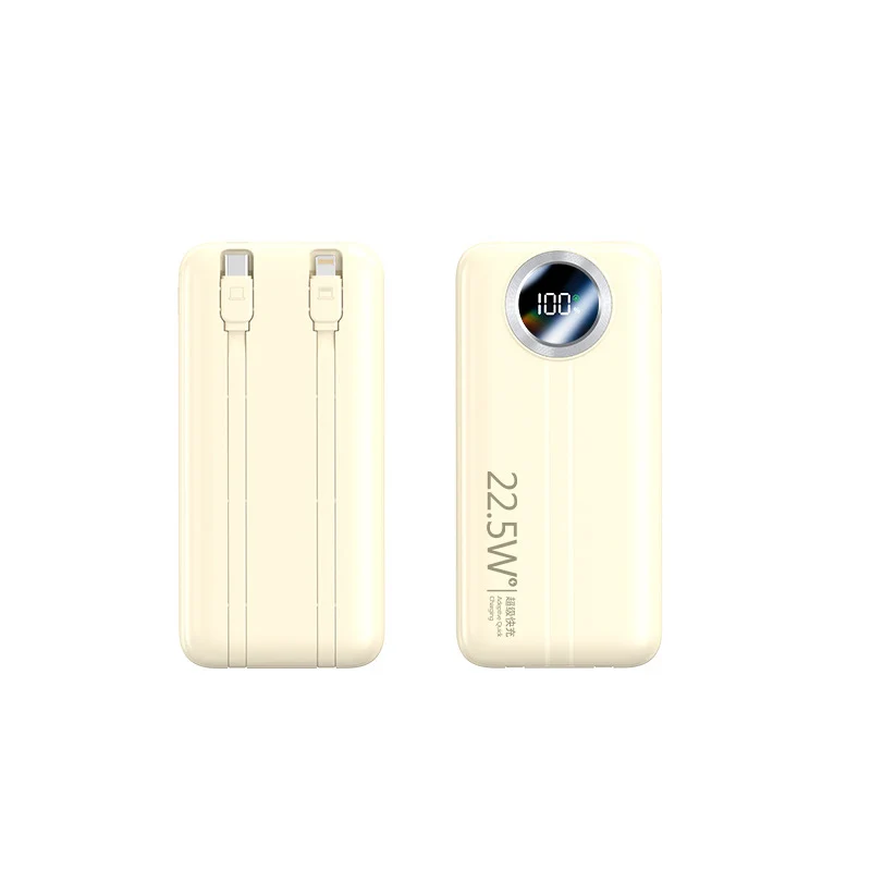Tragbare Powerbank mit Schnellladefunktion und digitaler Kapazitätsanzeige Skanto