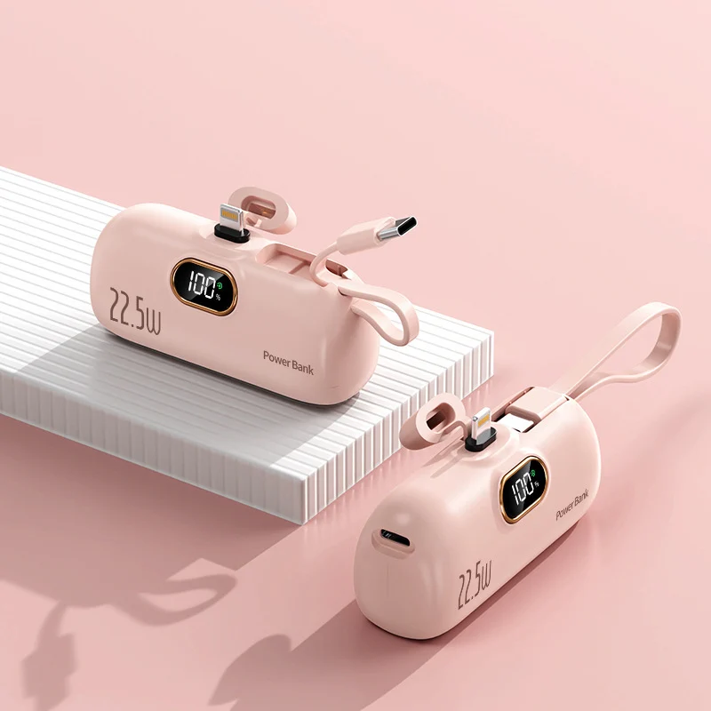 Tragbare Powerbank mit Schnellladetechnologie und Digitalanzeige Skanto