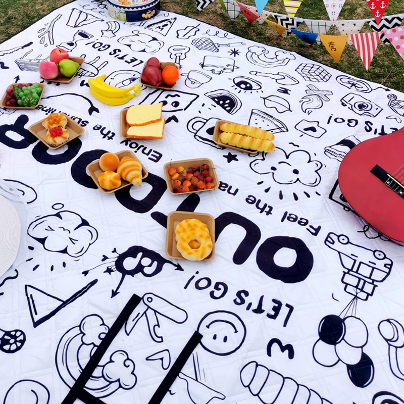 Picknickdecke mit wasserabweisender Unterseite Skanto