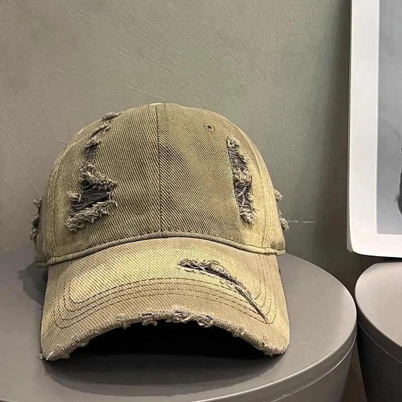 Herren Distressed Denim Cap Skanto 1784188541