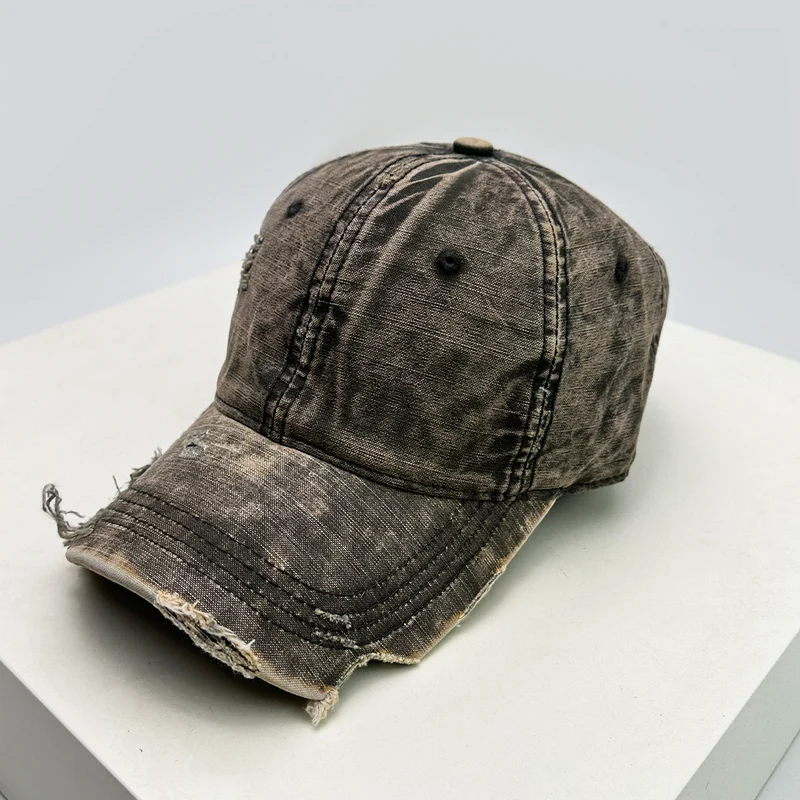 Herren Distressed Jeans-Baseballkappe Skanto