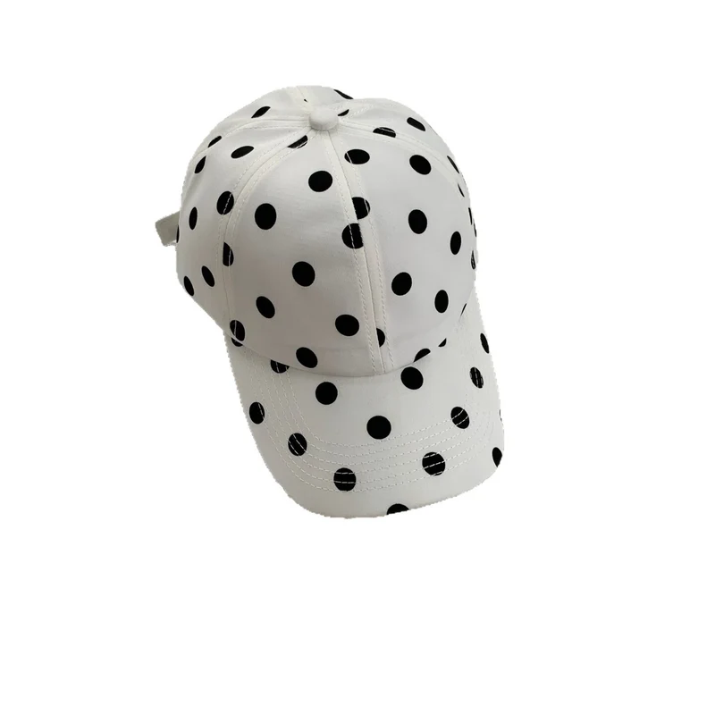 Damen stylische Baseballkappe mit Polka Dots Skanto