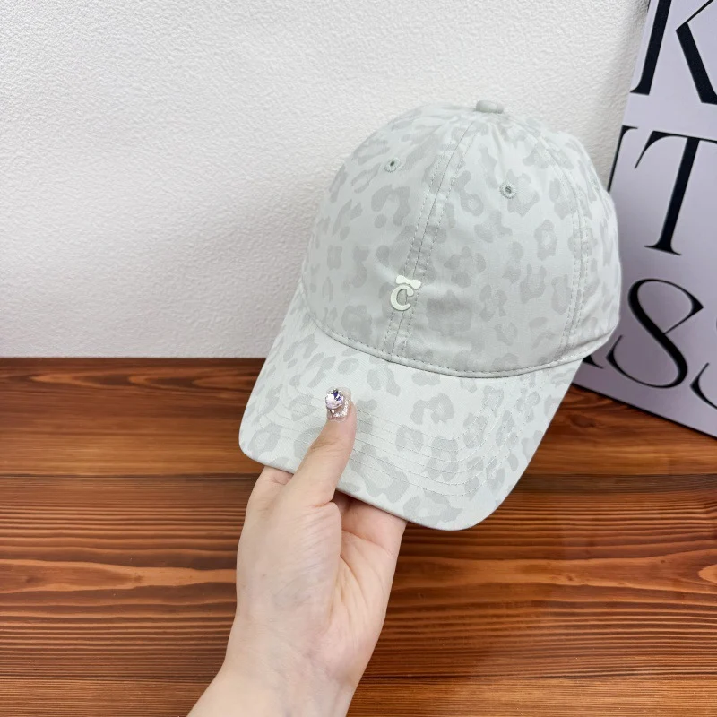 Damen stylische Baseballkappe mit Leopardenmuster Skanto