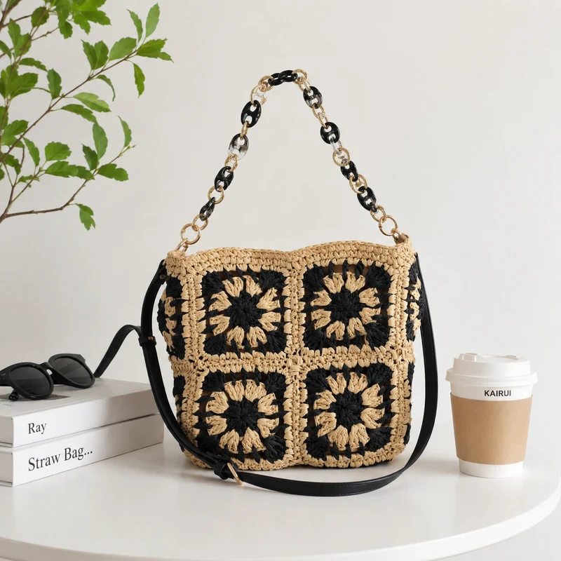 Handtasche im modernen Häkeldesign Skanto