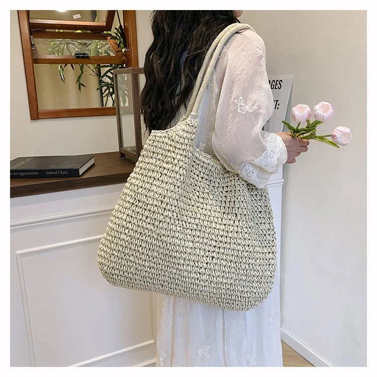 Geflochtene Natur-Handtasche Skanto