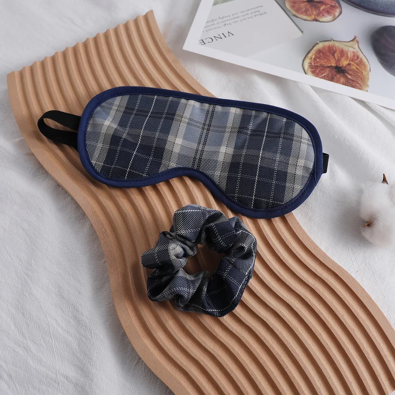 Unisex weich gepolsterte Schlafmaske mit verstellbarem Gummiband Skanto