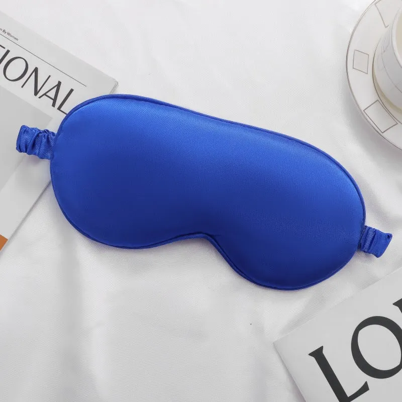 Unisex Nan Seiden-Schlafmaske mit ergonomischer Polsterung und verstellbarem Gummiband Skanto