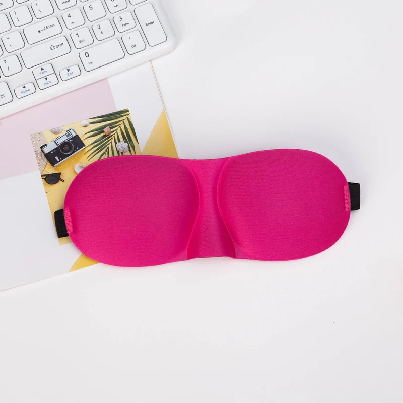Skanto Unisex lichtblockierende Reisemaske mit thermoplastischer Nylonschale und breitem Komfortband Skanto