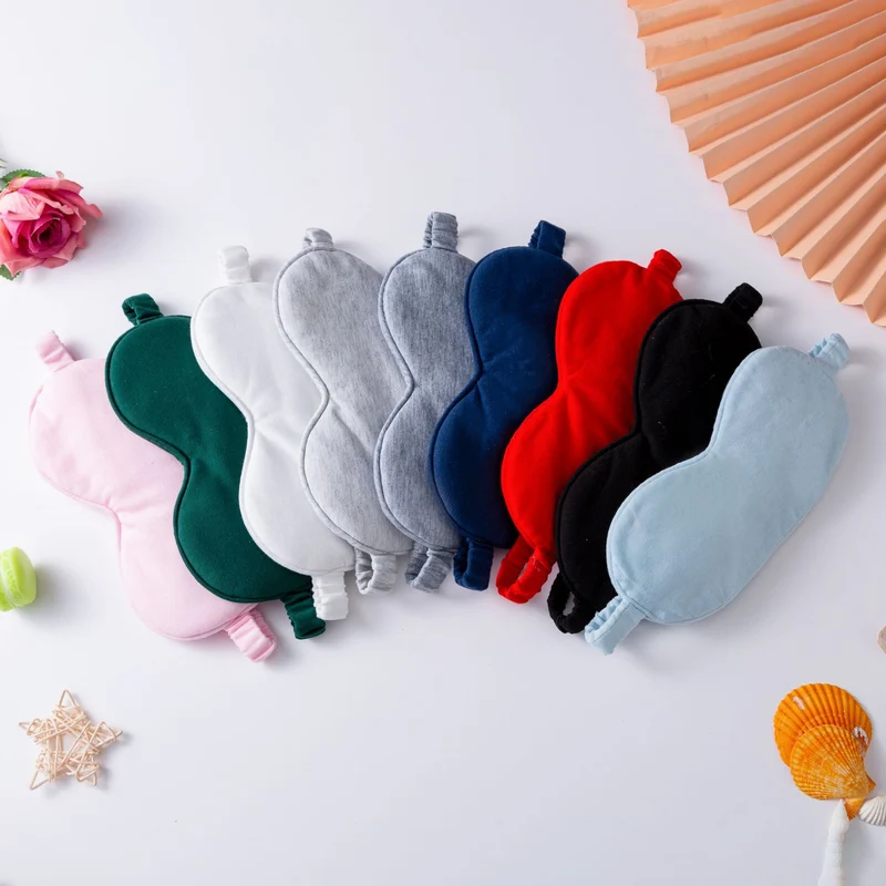 Unisex Ergonomische Schlafmaske mit weichem Baumwollfutter und verstellbarem Gummiband Skanto