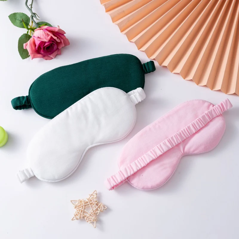 Unisex Ergonomische Schlafmaske mit weichem Baumwollfutter und verstellbarem Gummiband Skanto