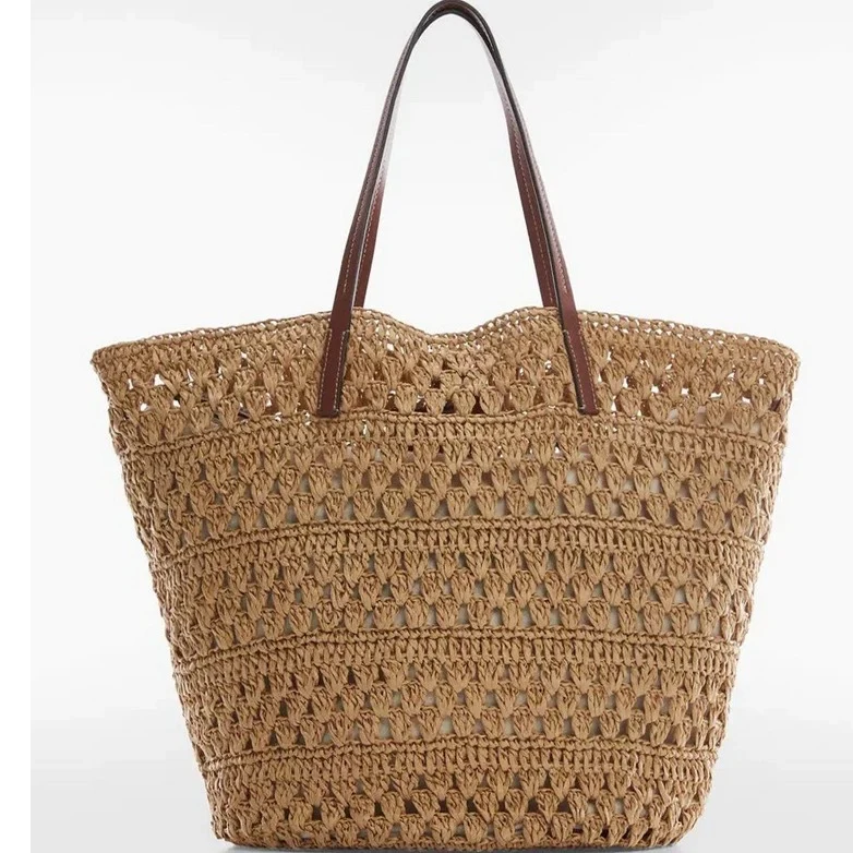 Handgewebte Makramee Strandtasche Skanto