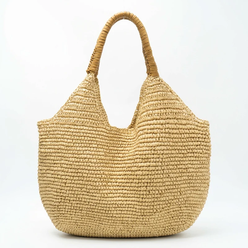 Handgewebte Einkaufs- und Strandtasche Skanto