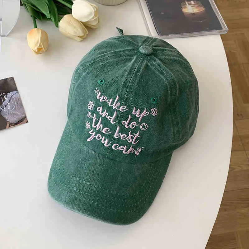 Motivierende bestickte Kappe für Damen Skanto