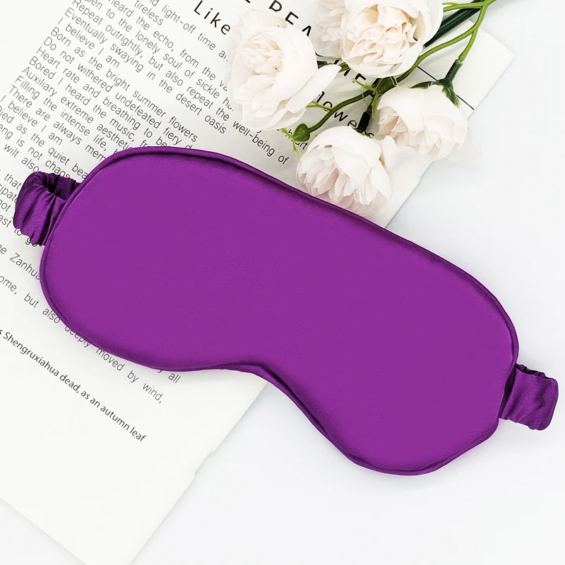 Seidenähnliche Schlafmaske für Damen mit extra Polsterung und elastischer Satinkordel Skanto