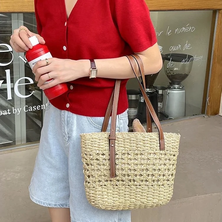 Edle, handgefertigte Strandtasche Skanto