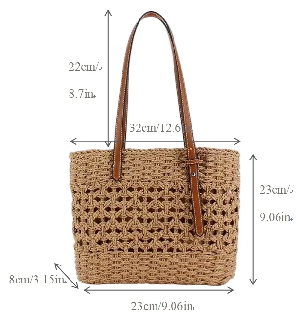 Edle, handgefertigte Strandtasche Skanto