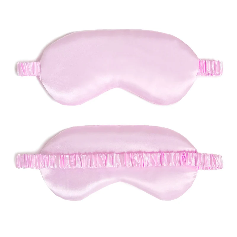 Ergonomische seidige Schlafmaske für Damen mit gepolstertem Nasensteg und elastischem Band Skanto