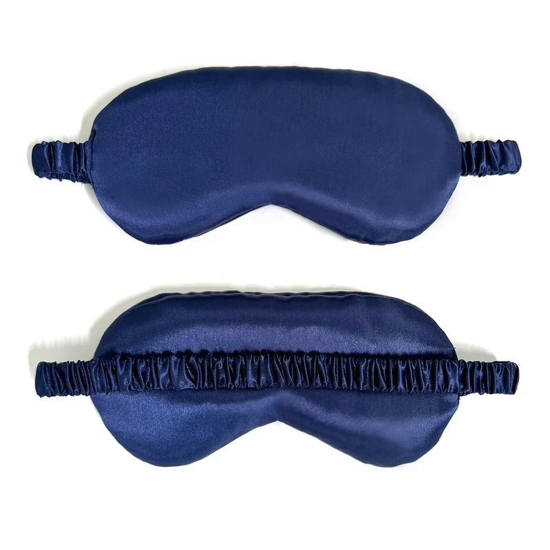 Ergonomische seidige Schlafmaske für Damen mit gepolstertem Nasensteg und elastischem Band Skanto
