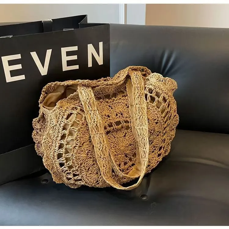 Handgeknüpfte runde Tasche Skanto