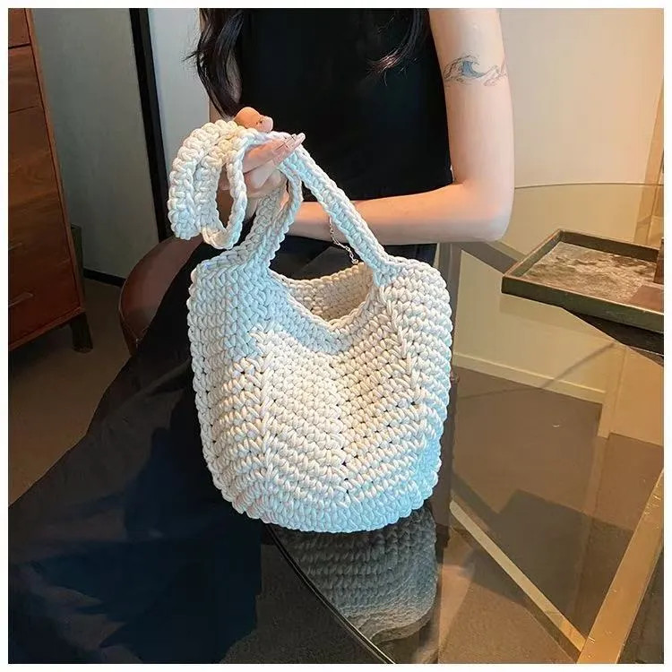 Moderne und nachhaltige Makramee Tasche Skanto