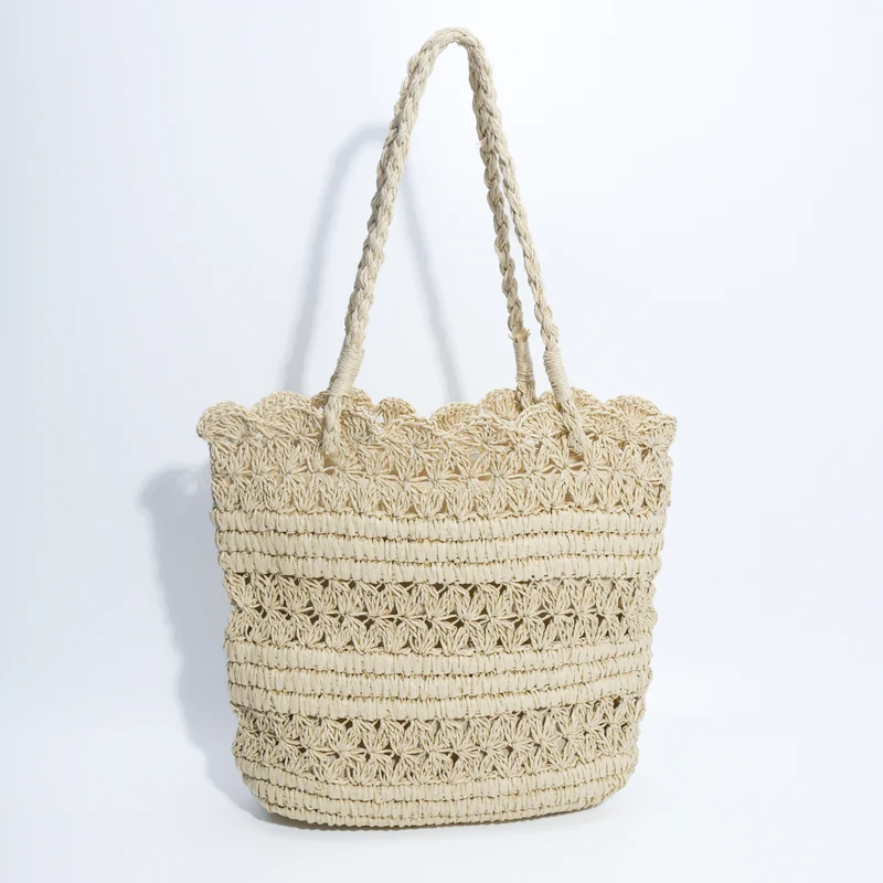 Handgemachte Makramee Strandtasche Skanto