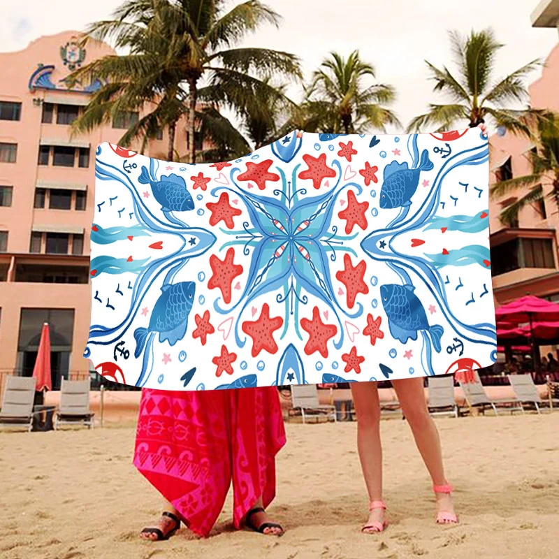 Stranddecke mit kreativem Kunst-Design Skanto