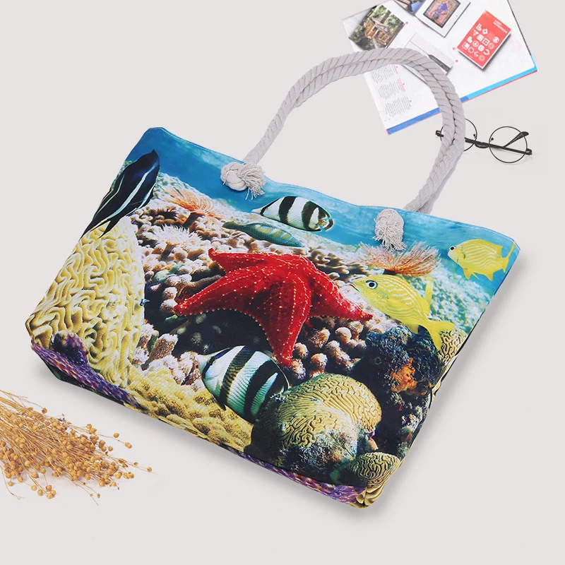 Strandtasche mit maritimem Design Skanto