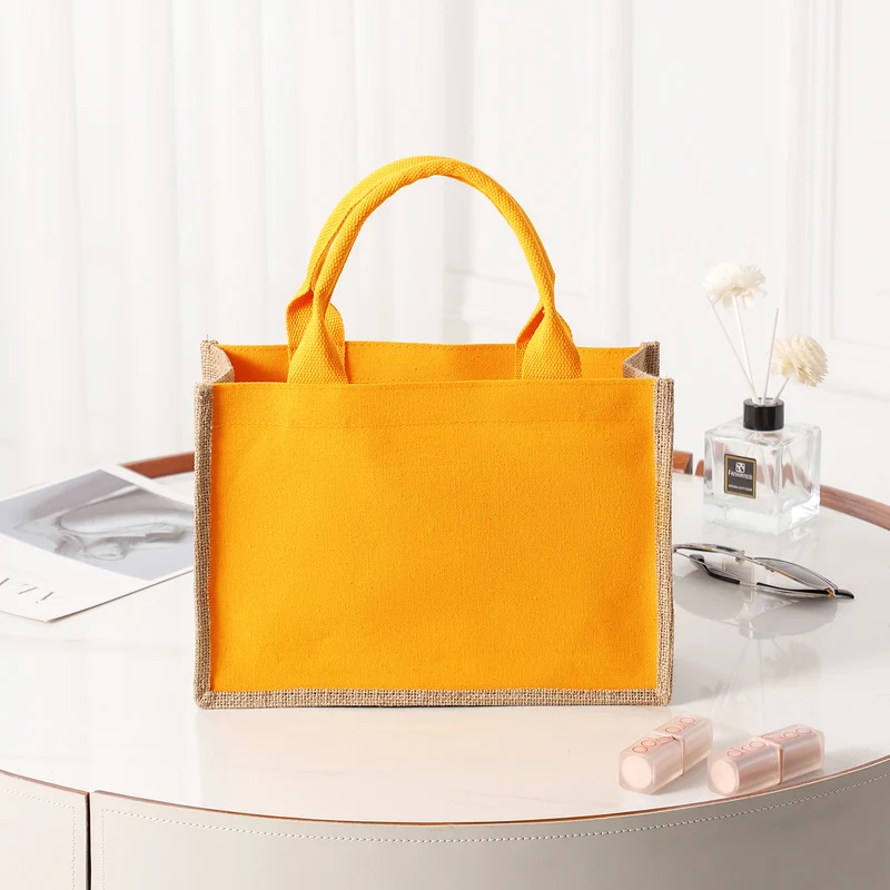 Geräumige Jutetasche mit verstärkten Griffen Skanto