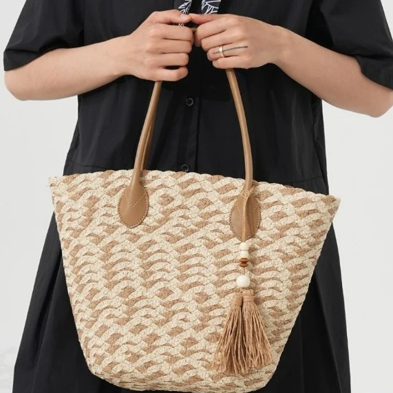 Geometrische Strandtasche Skanto