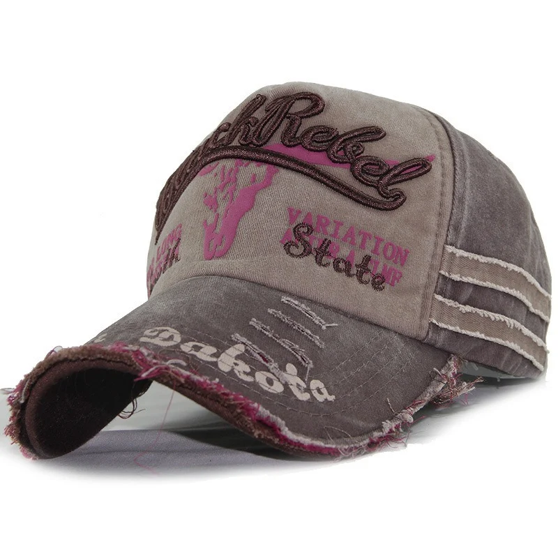 Damen Baseballkappe im Used-Look mit Grafik Skanto 1784083658