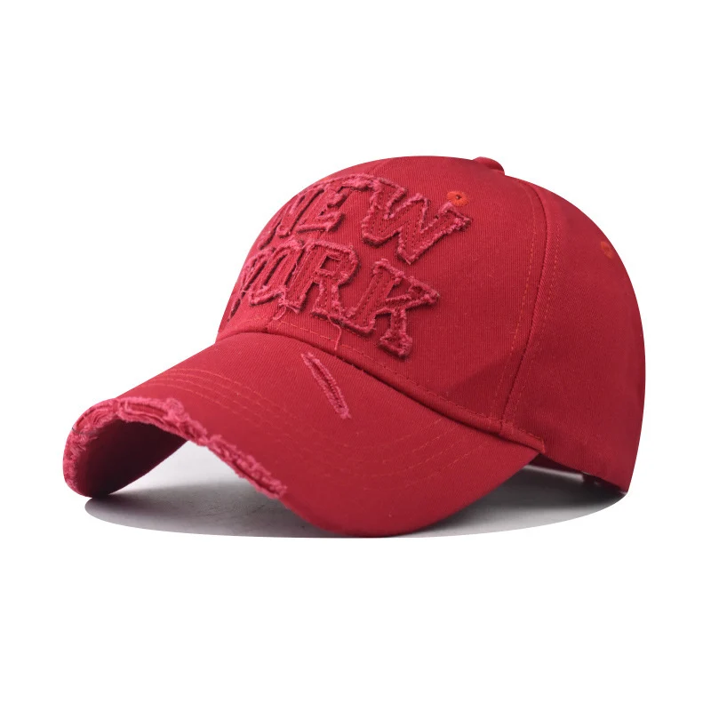Damen bestickte Baseball Cap im Used-Look Skanto