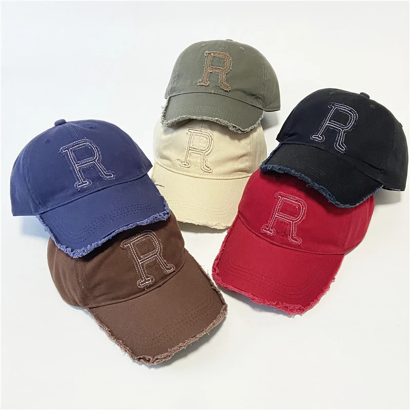 Damen bestickte Baseball Cap im Used-Look Skanto