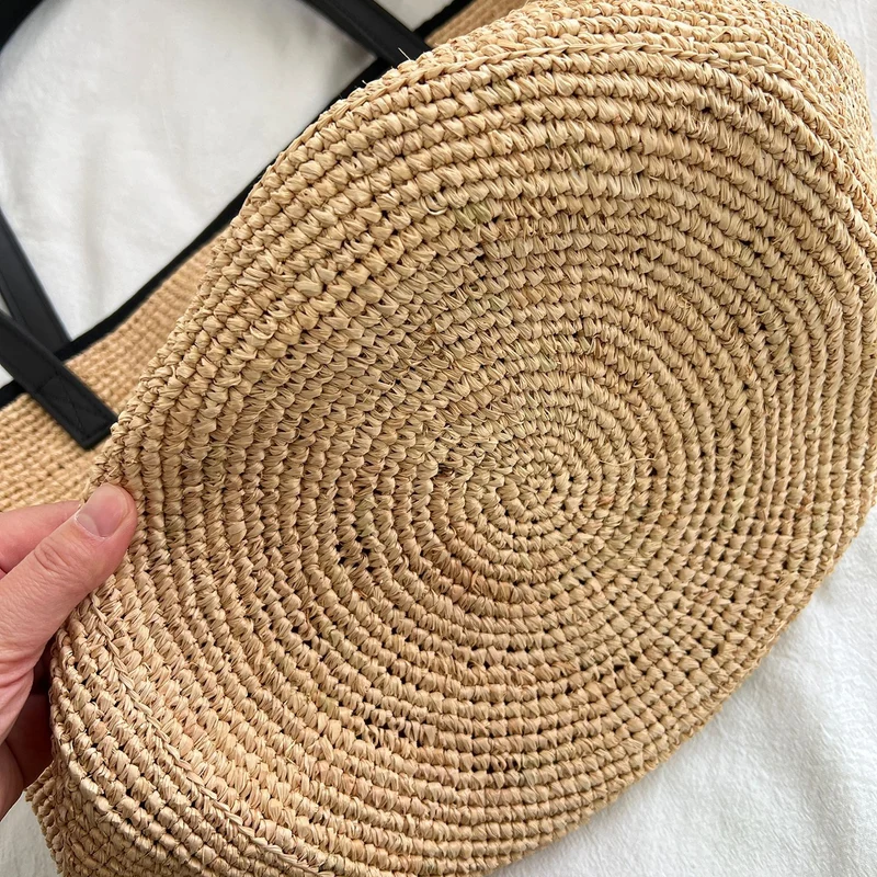 Handgefertigte Tragetasche aus Naturmaterialien Skanto