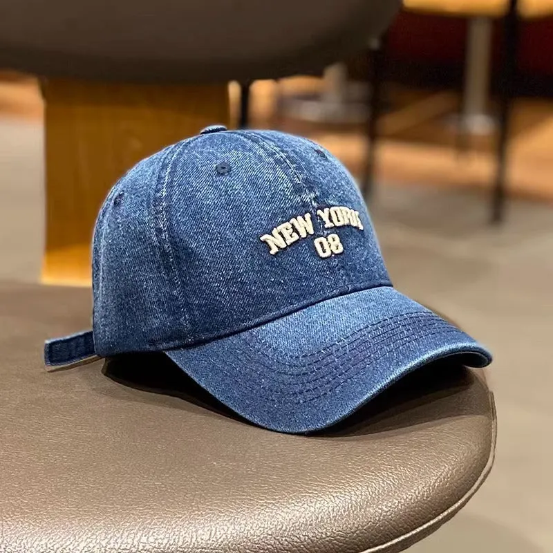 Damen Vintage Denim Baseballkappe Skanto