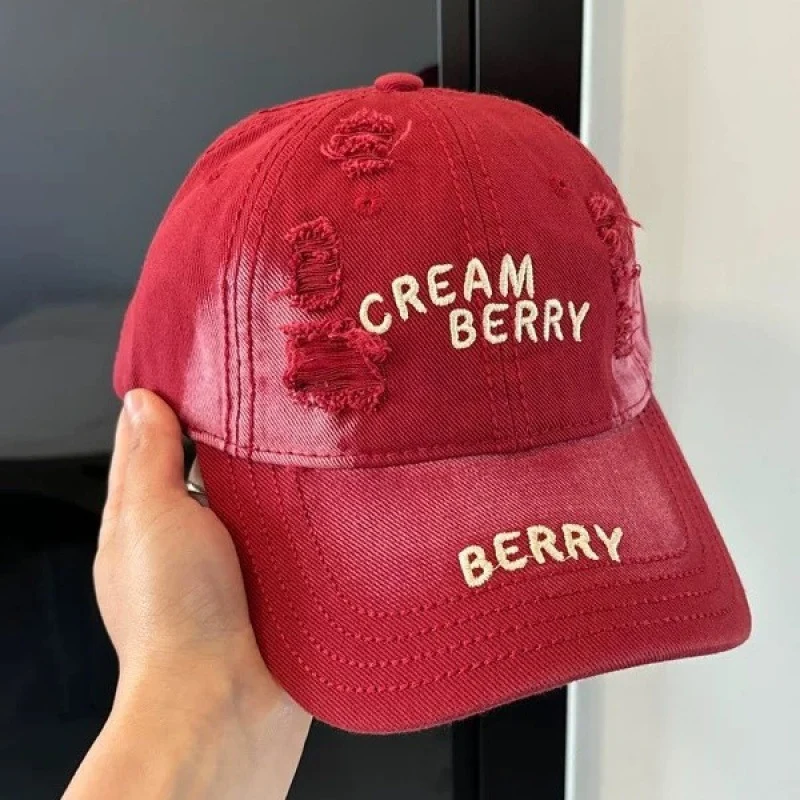 Damen Baseball Cap aus Denim im Used-Look Skanto