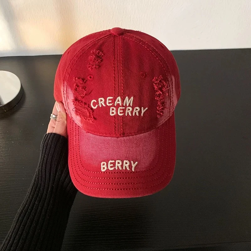 Damen Baseball Cap aus Denim im Used-Look Skanto