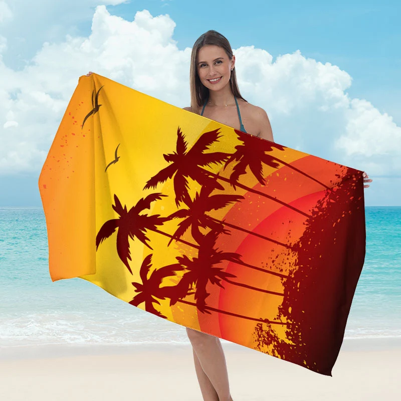 Strandtuch mit gespiegeltem Mandala-Design Skanto