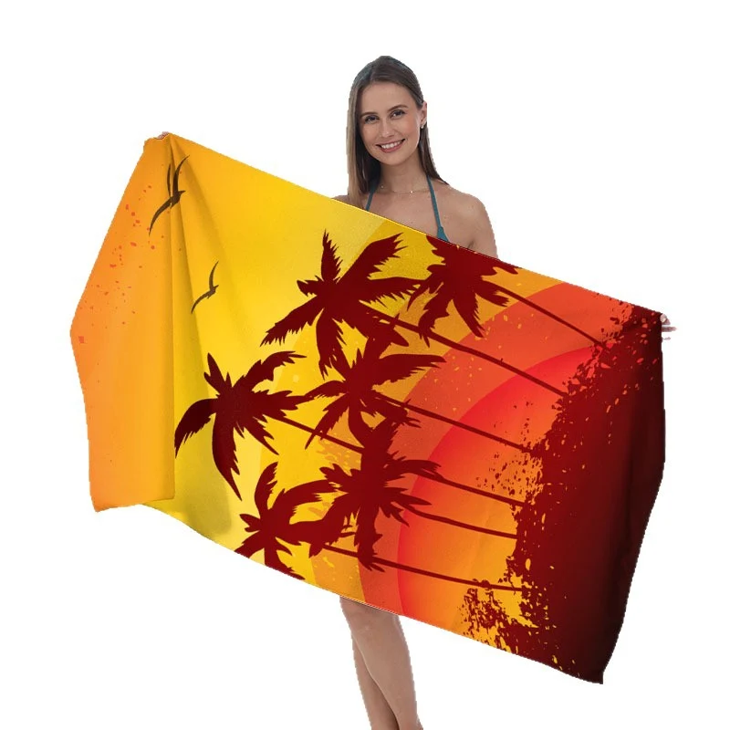 Strandtuch mit gespiegeltem Mandala-Design Skanto